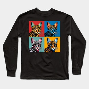 Toyger Pop Art - Cat Lovers Long Sleeve T-Shirt